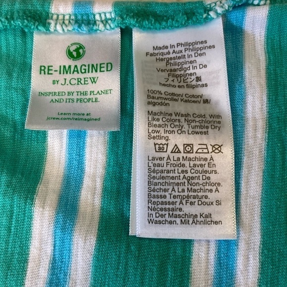 J. Crew Short Sleeve Stripe Girlfriend Tee - Picture 4 of 6